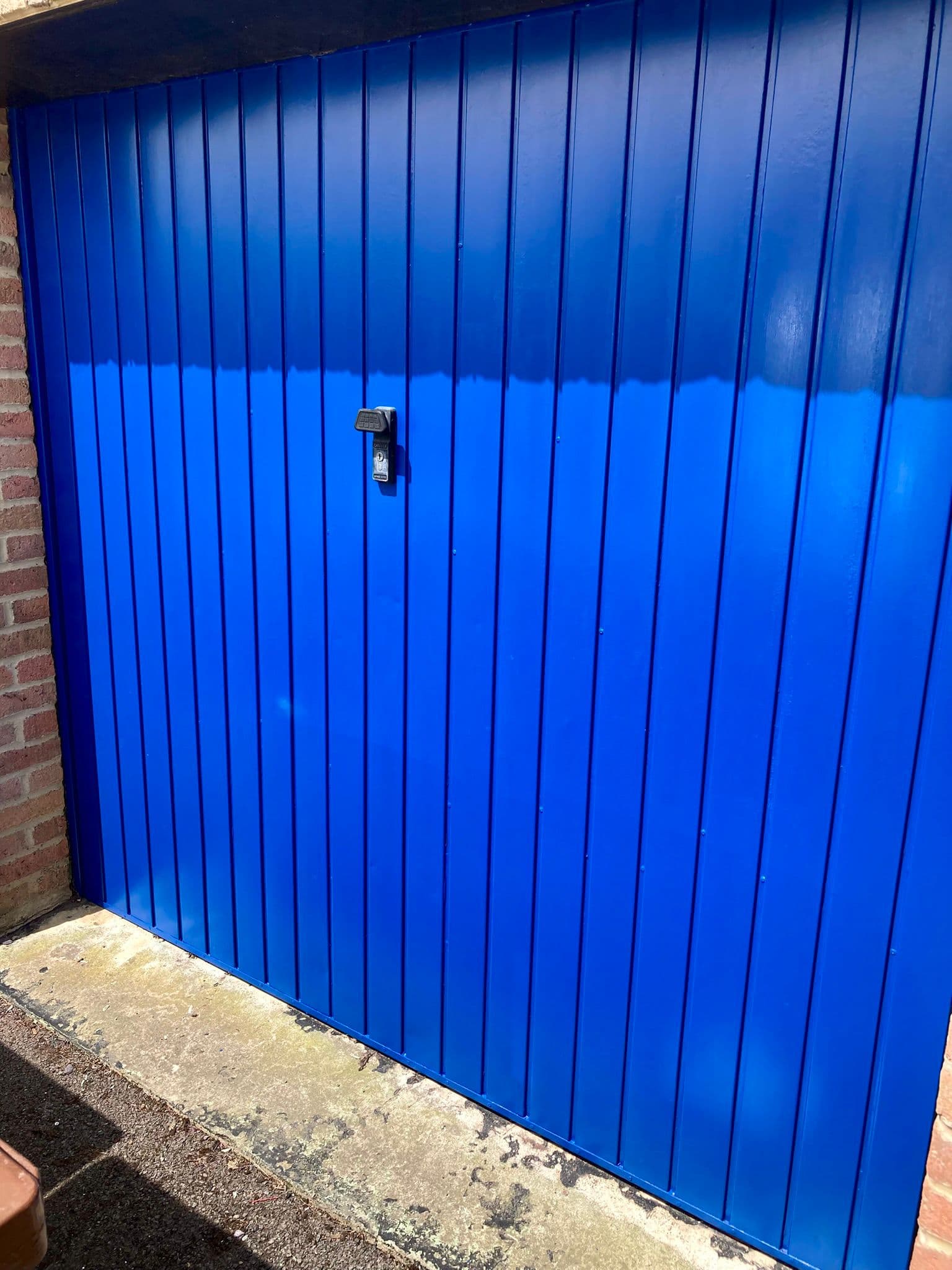 Garage door after
